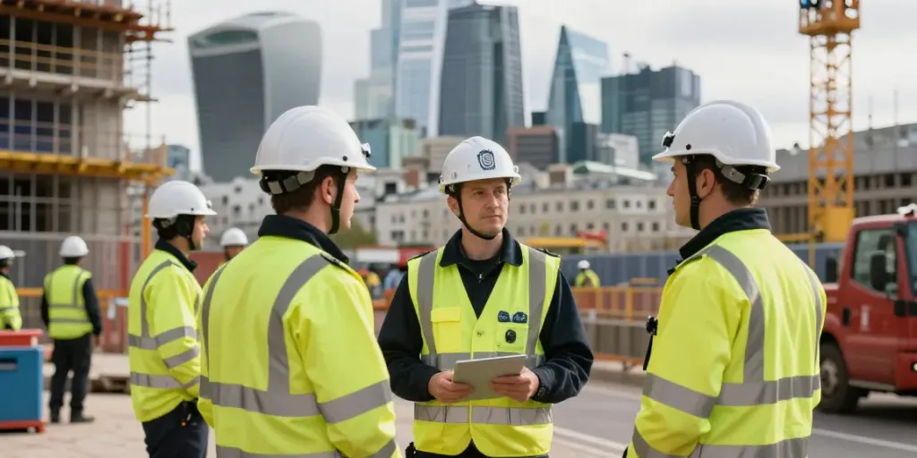 Construction Site Security professionals ensuring safety at local construction sites in London.